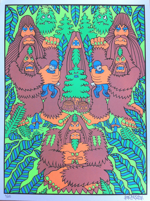New Bigfoot screenprint poster in store!