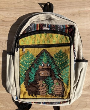 BIGFOOT Made In Nepal Backpack l "The Priest Of Trees"