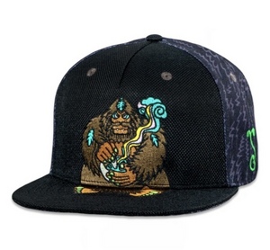 GRASSROOTS X BIGFOOT HEALER BLACK FITTED HAT